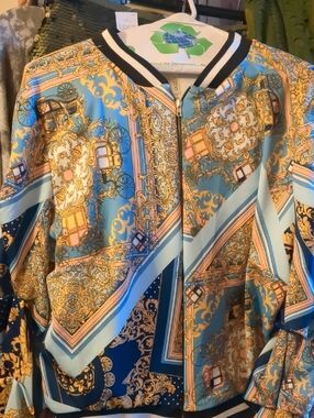 NWT KTOO Cinderella Carriage Bomber Jacket